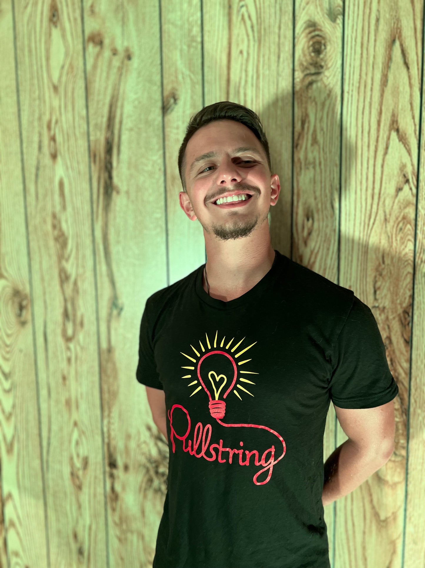 Pullstring Vintage Logo Black T-Shirt (Unisex)