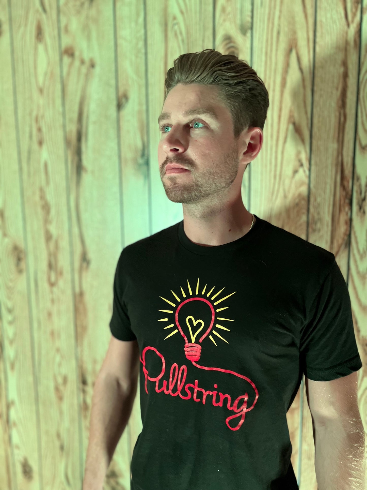 Pullstring Vintage Logo Black T-Shirt (Unisex)